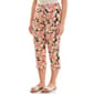Womens Zac & Rachel Pull On Floral Capris - image 3