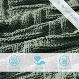Tommy Bahama Chain Basket Cable Knit Throw