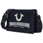 True Religion Bling Horseshoe Denim Messenger Bag - image 3