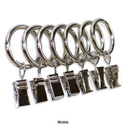 Clip Rings for 5/8-3/4in. Curtain Rod