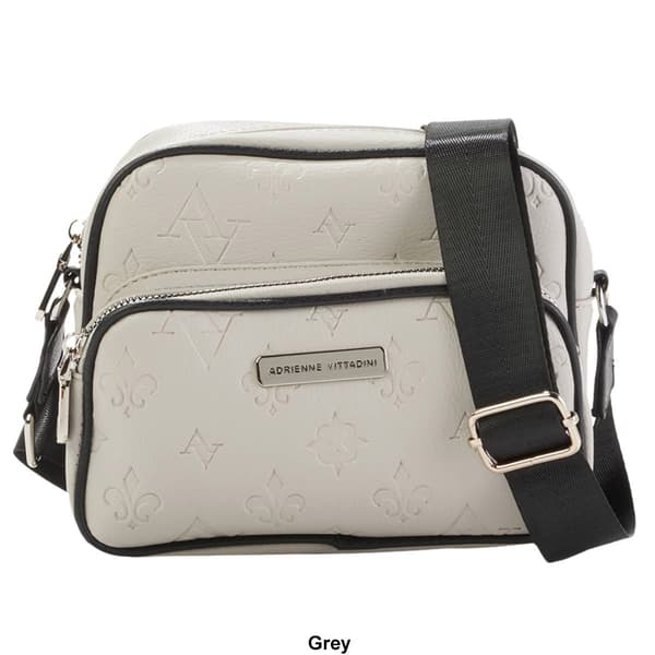 Adrienne Vittadini Marseille Signature Embossed Mini Crossbody