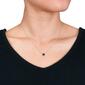 Sophia B 1 1/10ctw. Black & White Round Diamond Necklace - image 4