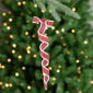 Northlight 6ct. Frosted Candy Twist Christmas Ornaments - image 2