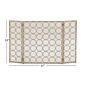 9th & Pike&#174; Brass Metal Modern Fireplace Screen - image 4