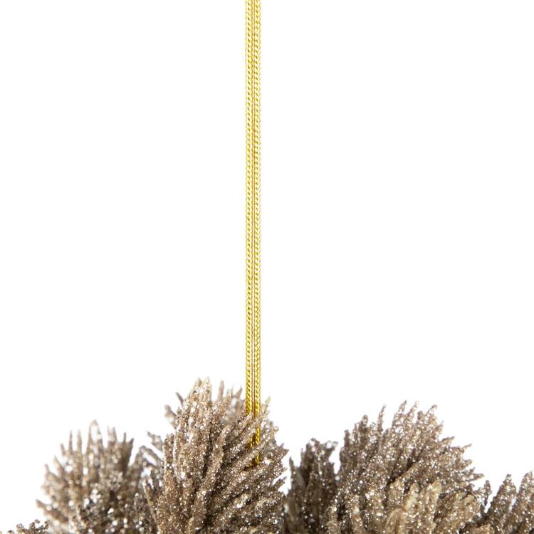 Northlight Seasonal 6in. Glittered Christmas Gold Ball Ornament