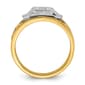 Mens Diamond Classics&#8482; 10kt. Diamond 32nd Rite Double Eagle Ring - image 2
