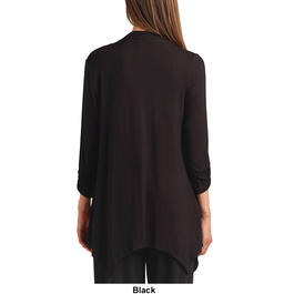 Womens AGB 3/4 Sleeve Jersey Cozy Cardigan