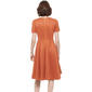 Womens Calvin Klein Short Sleeve Suede Fit & Flare Dress - image 2