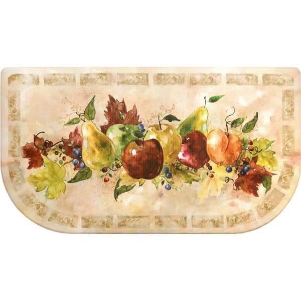 J&V Textiles Cloud Comfort Anti-Fatigue Fruit Slice Kitchen Mat