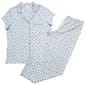 Womens Laura Ashley Micro Ditsy Long Leg Pajama Set - image 2