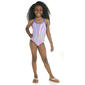 Girls &#40;4-6x&#41; Limited Too&#40;tm&#41; Shell Foil Dots One Piece Swimsuit - image 1