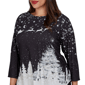 Plus Size Ruby Rd. Happy Holidays Santa''s Sleigh Scenic Tee - image 5