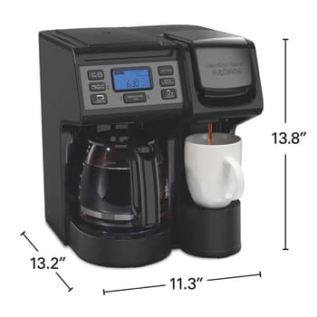 Hamilton Beach 49976 FlexBrew 2-Way 12-Cup Combo Coffee Maker - Black