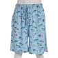 Mens Big & Tall Preswick & Moore Shorts - Blue Watercolor Sharks - image 2