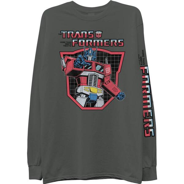 Young Mens Transformers Long Sleeve Graphic T-Shirt - image 