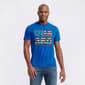 Mens Home of the Brave 250 Flag Inside Short Sleeve Tee - image 1