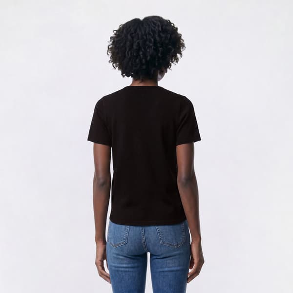 Petite Kasper Short Sleeve V Neck Knot Blouse