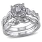 Loveblooms(tm) 1/5ctw. Round Diamonds Bridal Ring Set - image 1