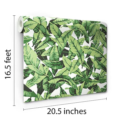 RoomMates® Palm Leaf Peel &amp; Stick Wallpaper