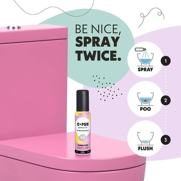 Oopsie Poopsie Flower Citrus Odor Spray