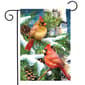 Briarwood Lane Snowy Cardinals Garden Flag - image 1