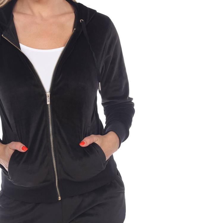 Womens White Mark 2pc. Velour Tracksuit Set