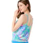Womens Beach House Brandy Textured Blouson Tankini Top - image 2