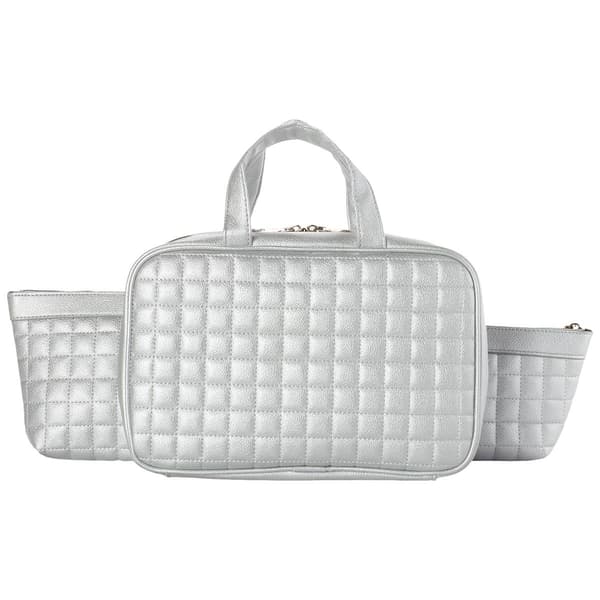 Adrienne Vittadini 3pc. Quilted Cosmetic Kit
