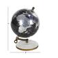 9th & Pike&#174; Black Marble And Metal Modern World Globe - image 7