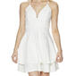 Juniors Emerald Sundae Eyelash Double Tier Skater Dress - image 3