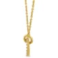 Nova Star® Gold Lab Grown Diamond Circle Pendant - image 2