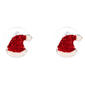 Santa Hat/Christmas Tree/Flower Charm Earring Set - image 2
