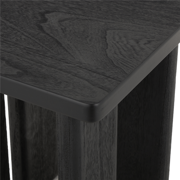 9th & Pike® Modern Black Wood Accent Table