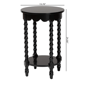 Baxton Studio Sally Round Nightstand with Bamboo Inspired Legs - image 8