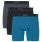 Mens Hanes Ultimate® Moves Xtemp Boxer Briefs - Grey/Black/Teal - image 3