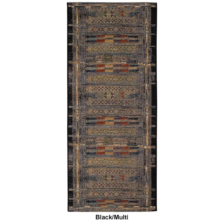 Liora Manne Esencia Tribal Stripe Rectangular Runner
