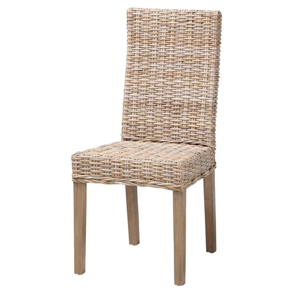 bali & pari Nevina Bohemian Kubu Rattan Dining Chair