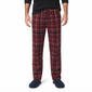 Mens Big & Tall Architect(R) Rolled Pajama Pants - Red/Black/White - image 1