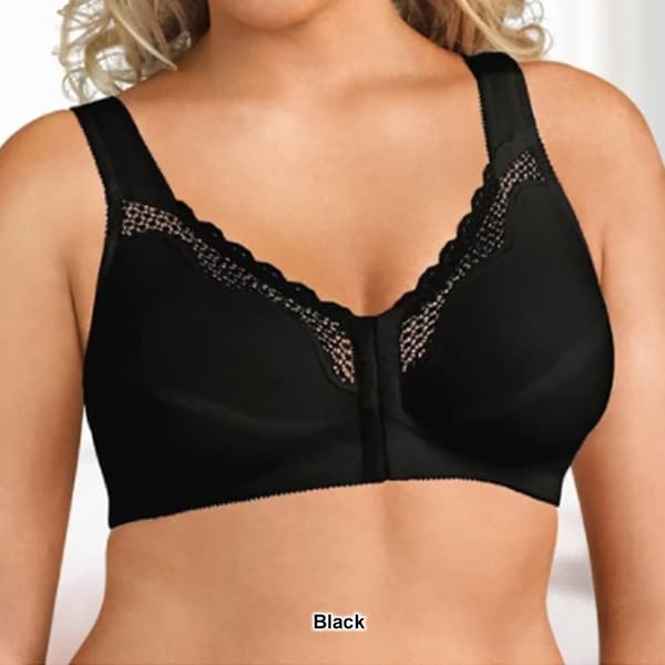 Buy Exquisite Form Front Close With Lace Posture Bra in Black 2024