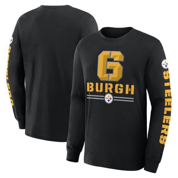 Mens NFL Fanatics Pittsburgh Steelers Hometown Sweep Legacy Tee - image 