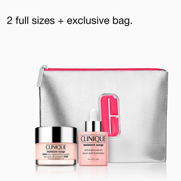 Clinique Moisture Surge 100H Moisturizer and Serum Gift Set