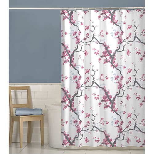 Maytex Cherrywood Fabric Shower Curtain