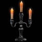 Northlight Seasonal 13.75in. Silver Skull Halloween Candelabra - image 6