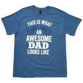 Mens Awesome Dad Short Sleeve Tee