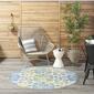 Nourison Aloha Scroll Print Indoor/Outdoor Round Rug - image 9
