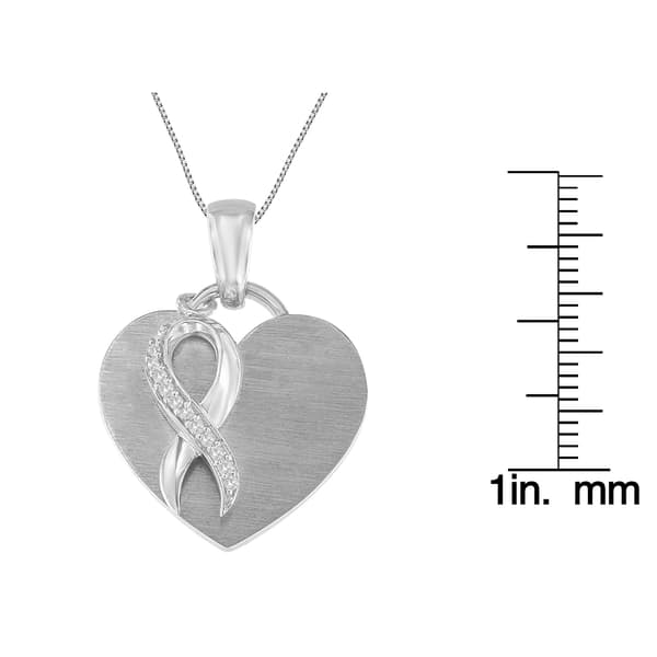 Diamond Classics&#8482; 1/10ctw. Diamond Solid Heart Pendant