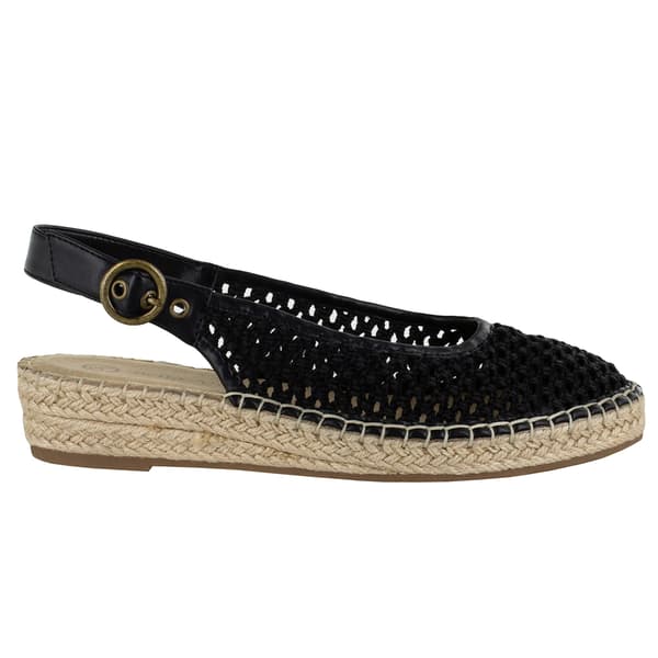 Womens Bella Vita Olive II Crochet Espadrille Slingback Sandals