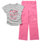 Girls &#40;7-12&#41; Aeropostale Butterfly Side Cinch Top & Cargo Pants - image 1