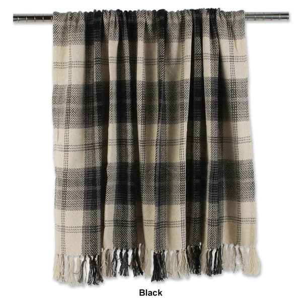 DII® Farmhouse Plaid Throw - 50x60