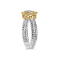 Haus of Brilliance 18kt. Gold Plated Diamond Heart Ring - image 4